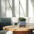 Ceramic Planter On Wooden Stand-352048353
