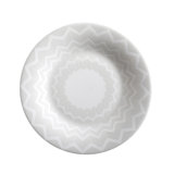 Missoni Bread And Butter Plates ZIG ZAG Set Of 6  White Diam. 6"