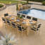 Travira 103" Long Tekwood Outdoor Dining Table-193283418