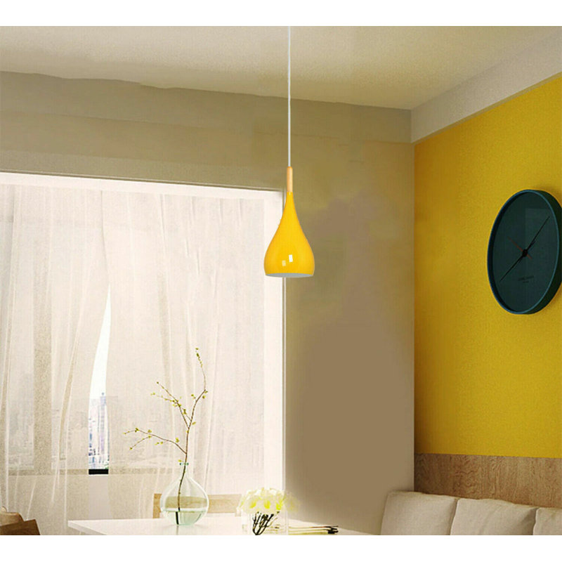 Byrd 1 - Light White Pendant, Yellow