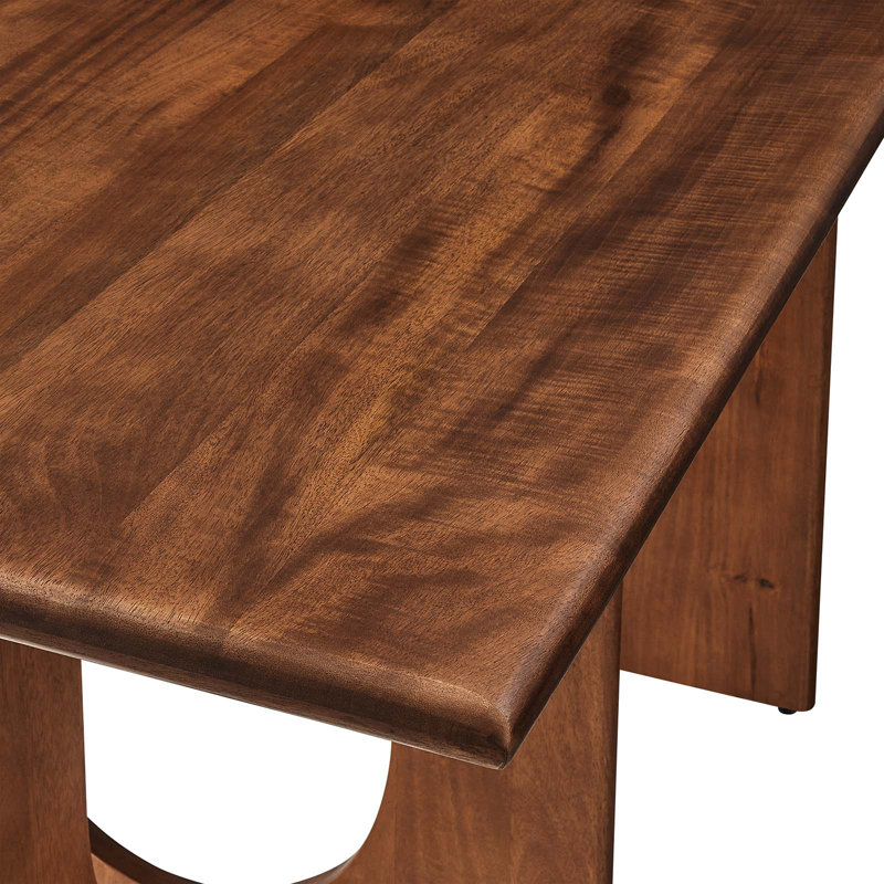 Rivian 70" Mid-century Modern Mango Wood Dining Table