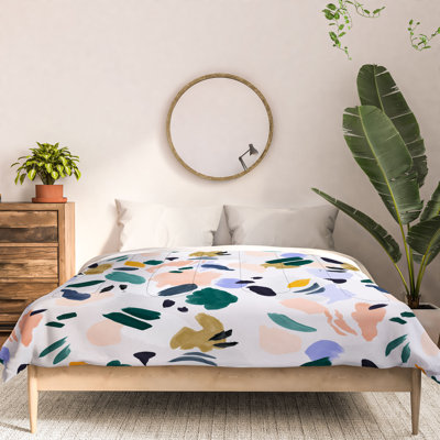 Marta Barragan Cotton Abstract Duvet Cover