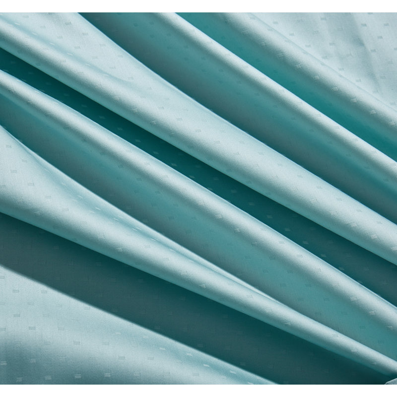 Ensemble de draps 100% coton 600 fils 600 fils, Ensemble de draps pour très grand lit avec 2 taie, Vert