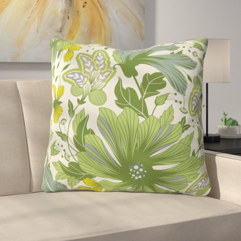 Polyester Throw Pillow, 16" x 16"
