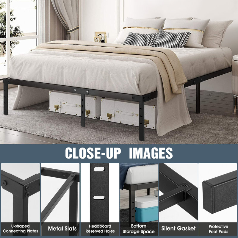Aricia 18" Bed Frame, Full