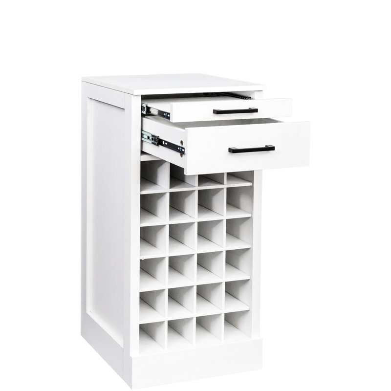 28 armoires buffet en noyer brun - Rehausse l'apparence élégante du bar à vin modulaire Home Beauty