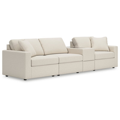 Braintree 4-Piece Sectional With Storage Console