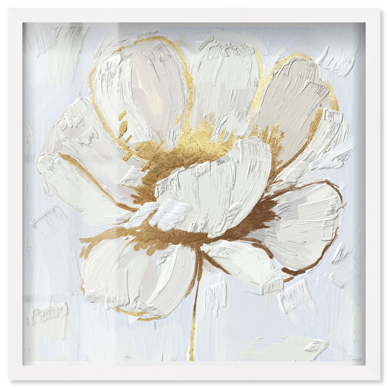 «Goddess», impression botanique et botanique par Art Remedy, H 17 po x l 17 po, Blanc