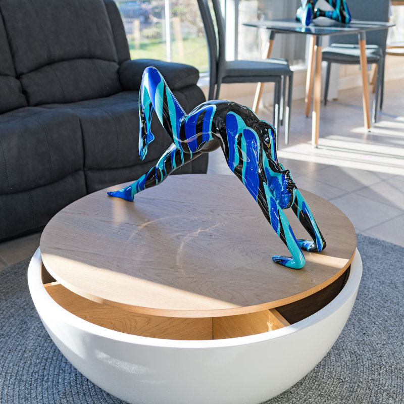 Wilcox Statue, Blue/Black