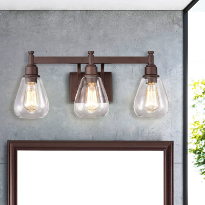 Éclairage pour salle de bain 3 lumières Dossett