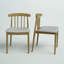 Chantilly 47cm H Polyester Blend Upholstered Slat Back Parsons Chair-70242741