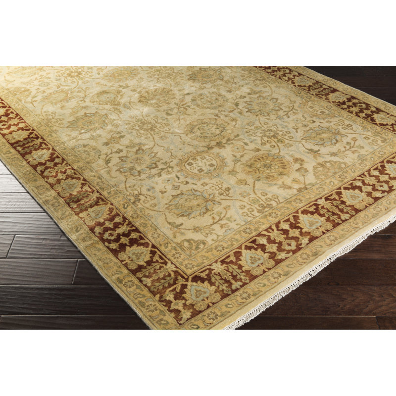 Cecilia Wool Oriental Indoor Rug, Rectangle 3'9" x 5'9"