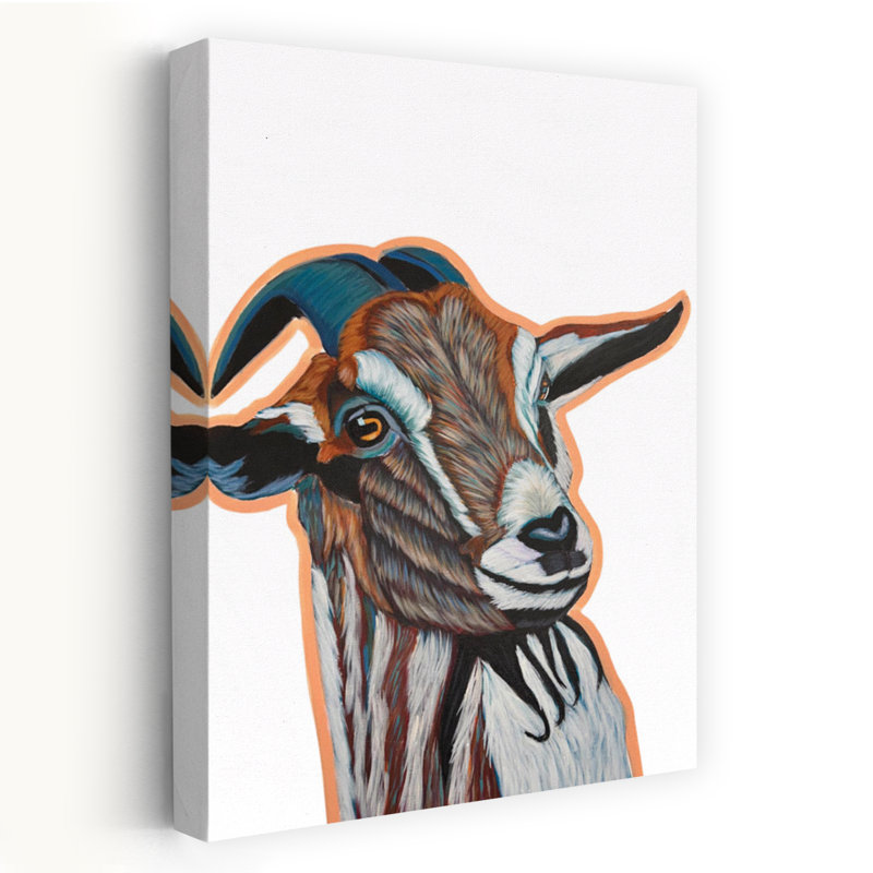 Jimmy Goat, art contemporain abstrait, H 60 po x l 40 po