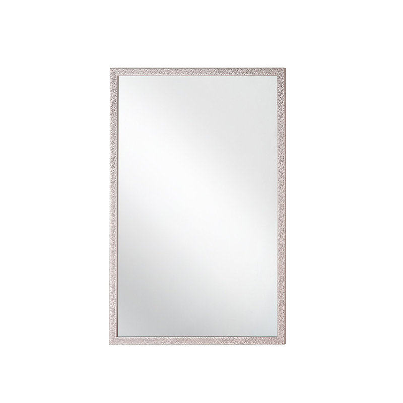 Marbletown Flat Wall Mirror, Pink