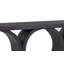 Solid Mango Wood Console Table, Black