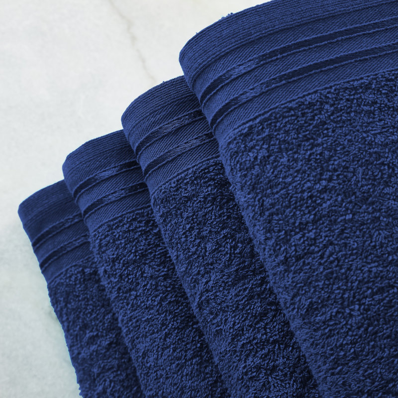 Lazayah Midweight Bath Sheet, Royal Blue