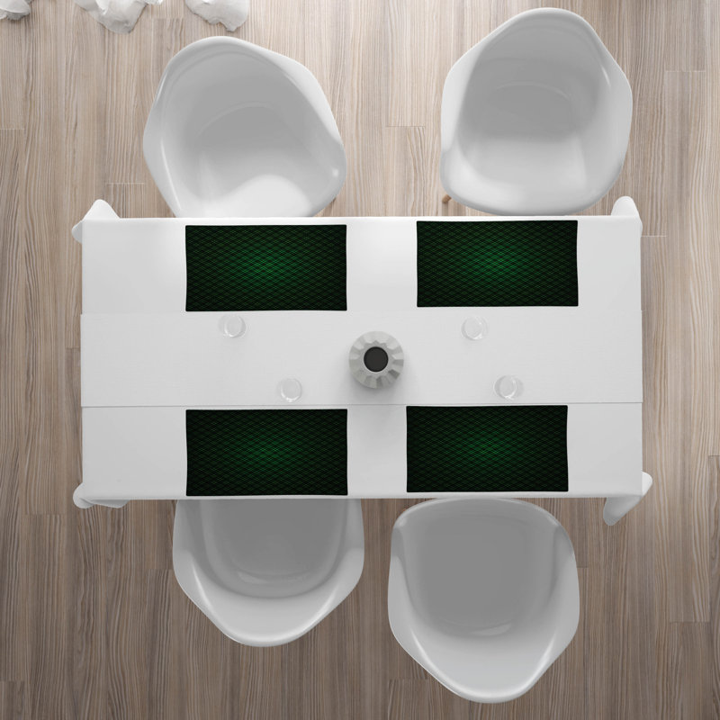 Polyester Abstract Rectangle Placemat