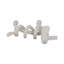 Sculpture de chien en résine blanche pour décor de cuisine et de maison - Objets décoratifs pour les décorations de salon, statues modernes et décorations pour étagère ou plateau de table artistique à la maison ou au bureau - 20 po, blanc 