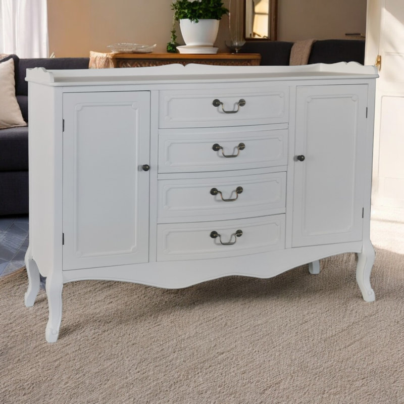 120cm Solid Wood Sideboard