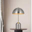 Lampe de table d'appoint en métal avec abat-jour dôme 20 po Saed-709008577
