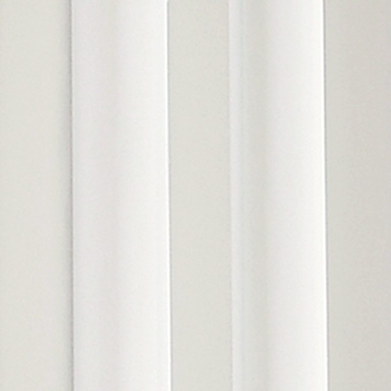 Mannino Solid Sheer Grommet Single Curtain Panel, Winter White, 59" W x 120" L