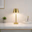 1-light Metal Table Lamp Gold - 5W Wireless dimmable Bedside Lamp for Bedroom