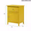 Table de chevet jaune vibrante-125712465
