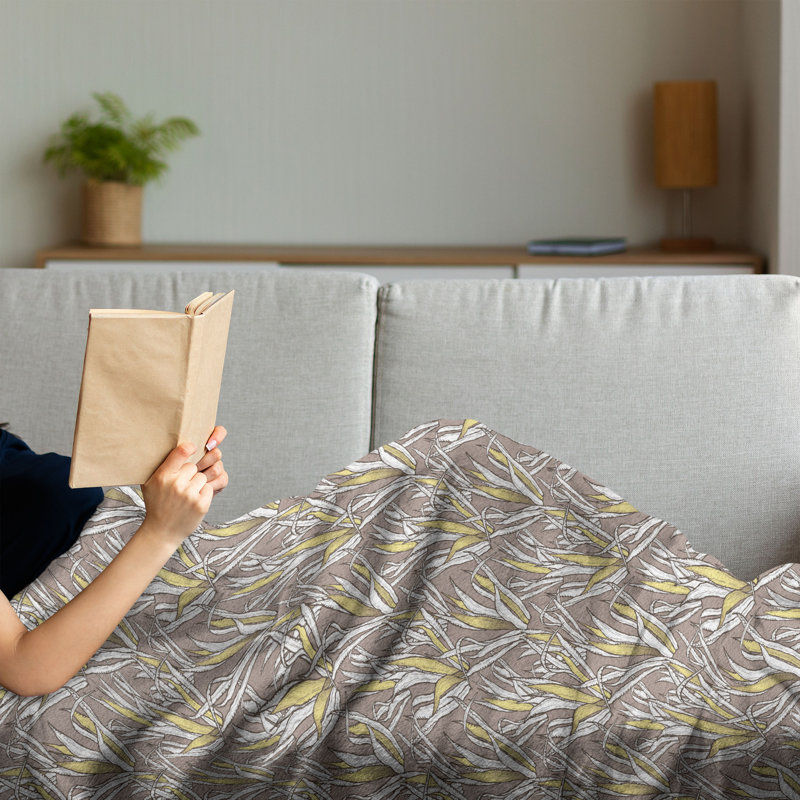 Hand Woven Throw Blanket, 50" x 70"
