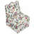 Flannel single dining chair with soft seat