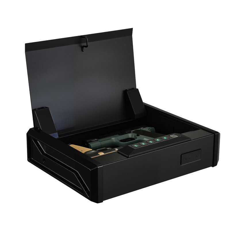 Boîte avec 30 clés de mot de passe de rangement pour empreintes digitales pour la voiture, 2 revues à résistance aux vibrations, table de chevet, bureau de chevet
