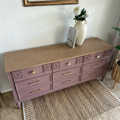 French Creative Purple TV Cabinet