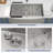 33 Inch Farmhouse Kitchen Sink Stainless Steel Single Bowl Sink Apron Front Farm Kitchen Sink