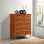 Commode 5 tiroirs en bois massif Ing Abraham