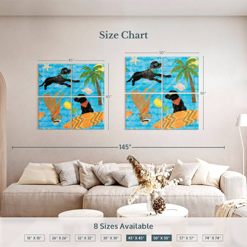 Brampt Good Vibes Pattern I, 45" H x 45" W
