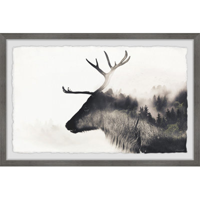 Mountain Deer - Single Picture Frame Print