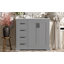 Meuble-lavabo moderne 36 po avec lavabo en céramique, porte à fermeture douce, tablette réglable et 3 tiroirs-1789408273