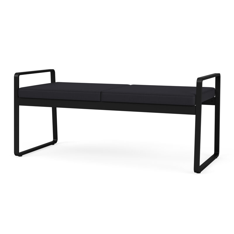 Banc en métal Gansett, Noir, Noir Patriot Plus - nettoyez le vinyle avec un lin