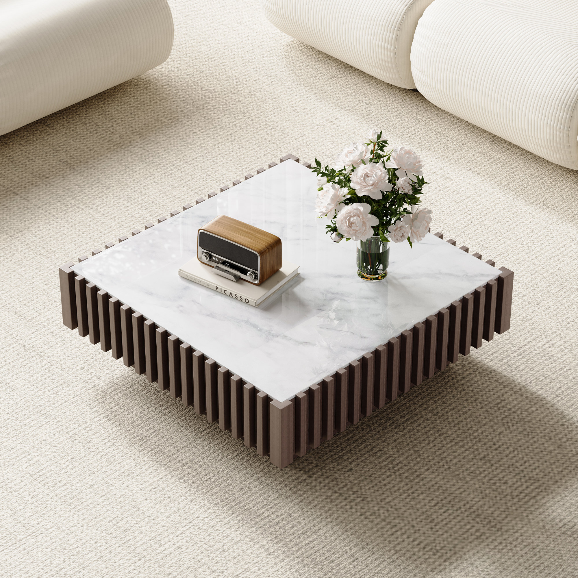 Orren Ellis Square Coffee Table | Wayfair