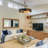 8-Light Farmhouse Drum Chandelier For Dining Room, 35.43" Rustic Wood Grain Industrial Drum Light Fixture Black Metal Hanging Pendant Lighting For Kitchen Living Room Foyer-732232328