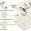 Ensemble de 2 tapis de cuisine Beige Grateful Quote