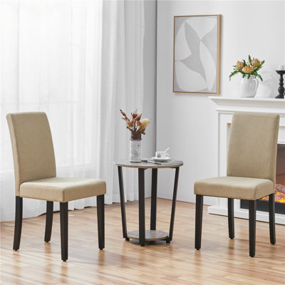 Chaises de salle à manger rembourrées Parson
