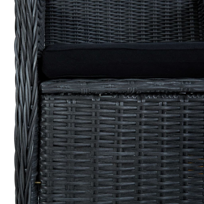 Ensemble 3 pièces avec coussins Brundon, Gris foncé
