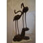 Bronze Pair of Flamingos Fountain