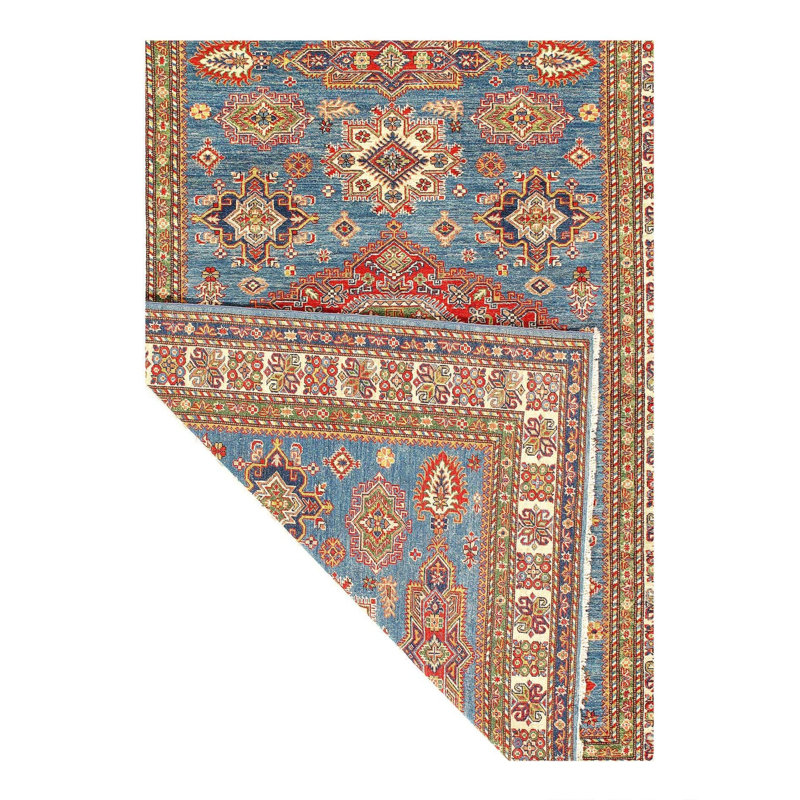 Oriental Area Rug in Light Blue