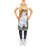 No Pattern Bib Apron
