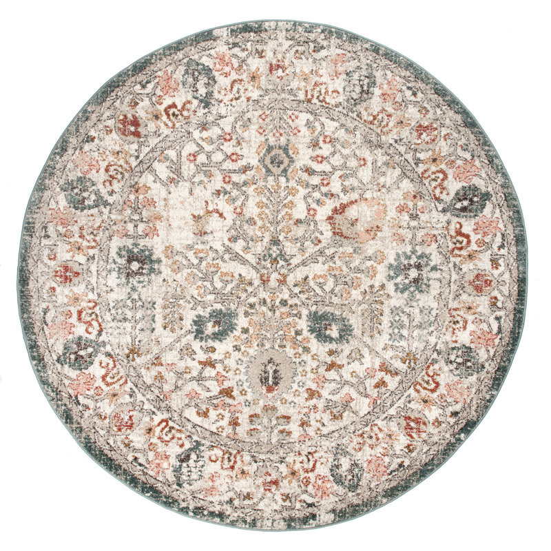 Southwestern Area Rug, Round 201cm