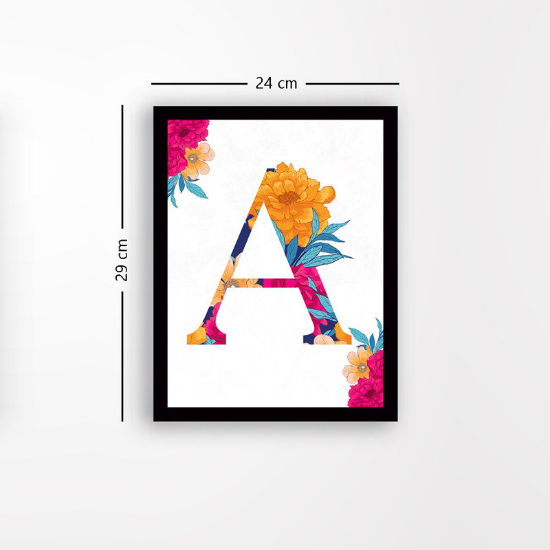 Élégante peinture encadrée décorative, 9,4 po x 11,4 po | 100% panneau de fibres à densité moyenne avec cadre 100% bois (épaisseur: 0,8 pouce) | Parfait pour la décoration intérieure, le salon ou le bureau | Art mural unique pour tout espace