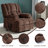 Dual Motor Heat Massage Infinite Position Up To 350 LBS Electric Power Lift Recliners With Power-Remote, Medium-Firm And Heavy Duty-1988930878