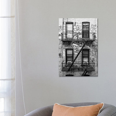 Graffiti Stairs by Philippe Hugonnard - Wrapped Canvas Gallery-Wrapped Canvas Giclée