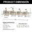 Éclairage pour meuble-lavabo 23,5 pouces-1087922738-1087922739